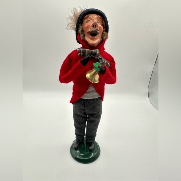 Byers Choice Other - Byers Choice Christmas Caroler Man Holding Bell 1991 RARE/ VINTAGE Collectibles